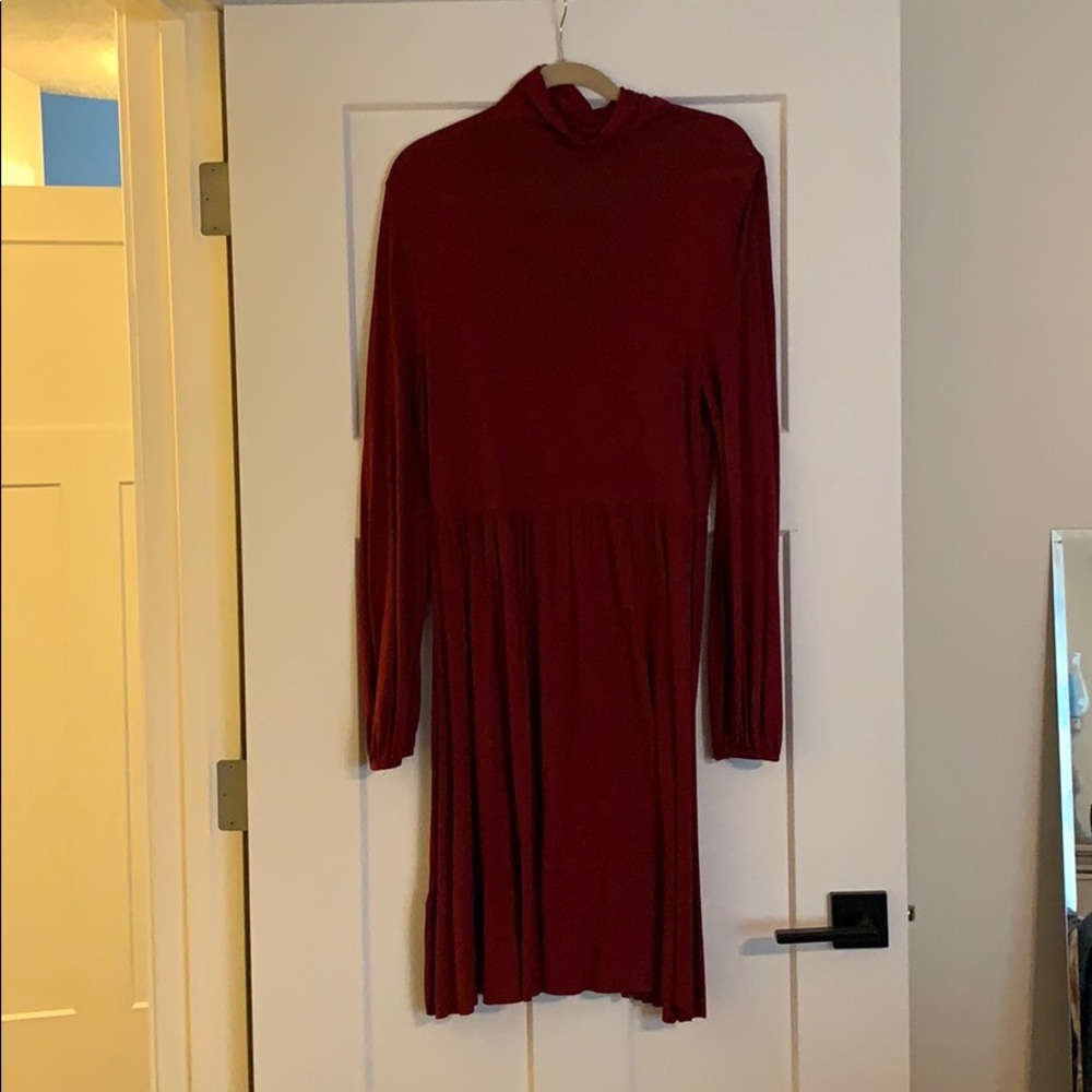 Michael Stars dark red dress